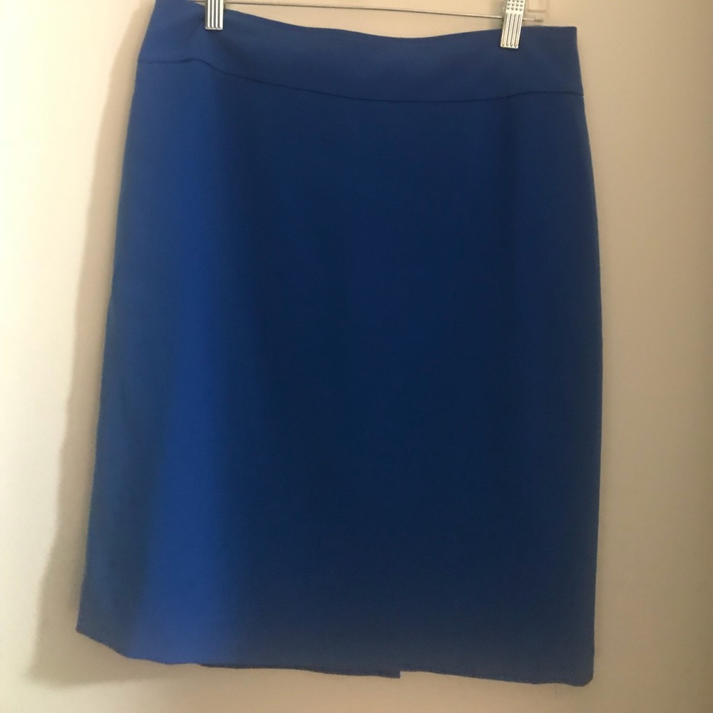 Ann Taylor Blue Pencil Skirt